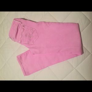 Lilly Pulitzer size 00 pink straight leg jeans!